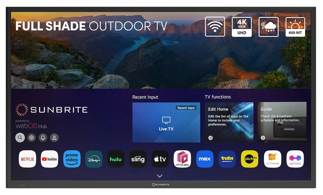 49-inch SunBriteTV Veranda 4 Outdoor TV