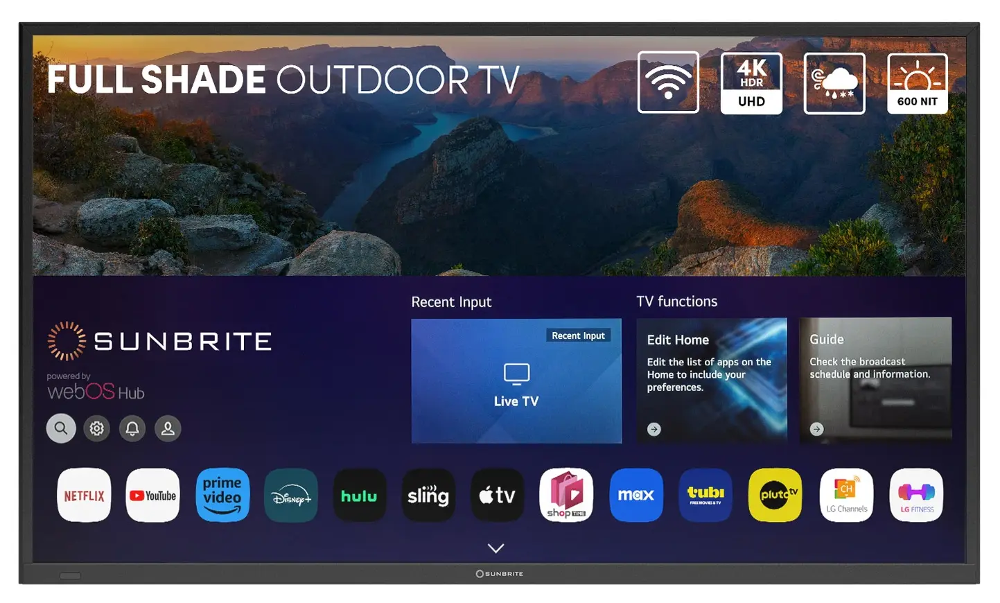 55-inch SunBriteTV Veranda 4 Outdoor TV